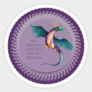 Dragon Primordial Magic Sticker